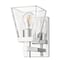 Z-Lite Lauren Wall Sconce, 1-Light, 5 In.W x 6.5 In.L x 8.5 In.H, Chrome/Clear 819-1S-CH - alternate 5